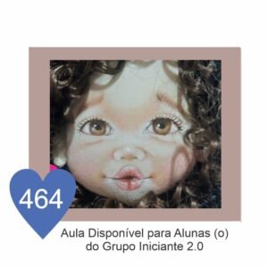 Estêncil de Riscar Rosto de Boneca  464