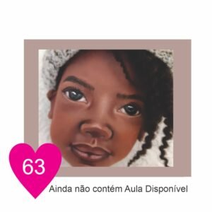 Estêncil de Riscar Rosto de Boneca 63