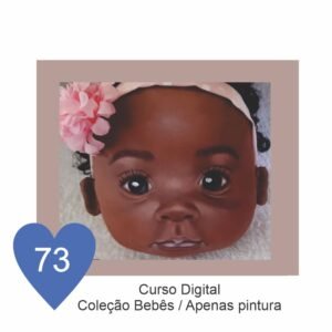 Estêncil de Riscar Rosto de Boneca 73