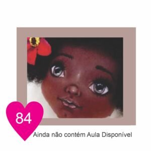 Estêncil de Riscar Rosto de Boneca 84