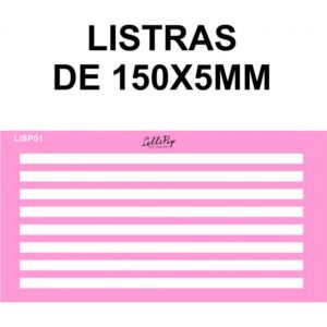 ESTENCIL LISTRAS DE 5MM