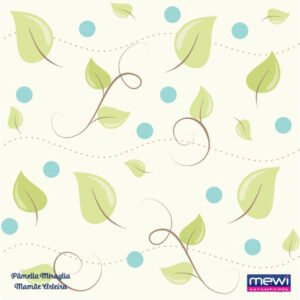 FELTROS MEWI – COLEÇÃO SAFARI  – BABY FOLHAS AZUL 25x70CM