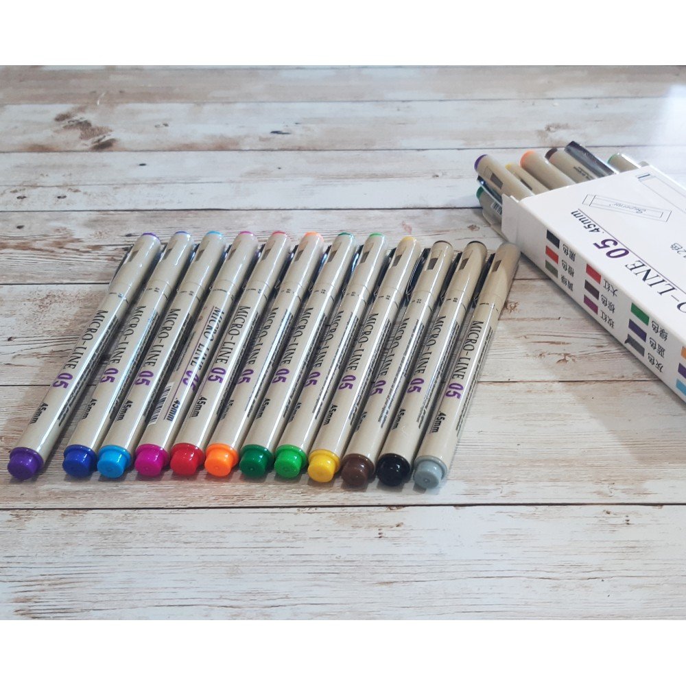 Canetinhas coloridas ponta 0.5