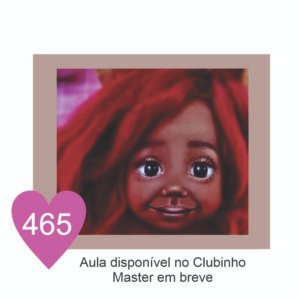 Estêncil de Riscar Rosto de Boneca  465