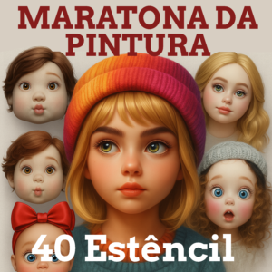MARATONA DE PINTURA ESPECIAL  40  ESTÊNCIL